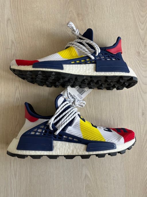 Adidas x Pharrell Williams x Billionaire Boys Club BBC NMD Human Race Scarlet Multicolor