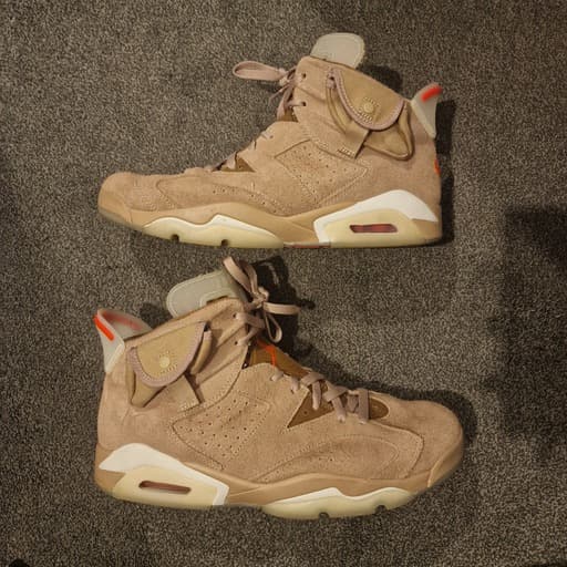 Air Jordan x Travis Scott Retro 6 'British Khaki' (2021)