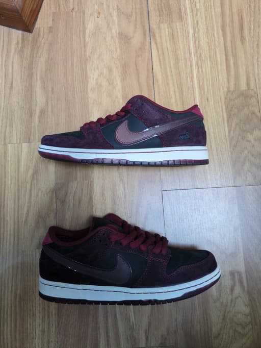 Nike SB x RIOT Skateshop Dunk Low 'Mahogany Red' (2025)