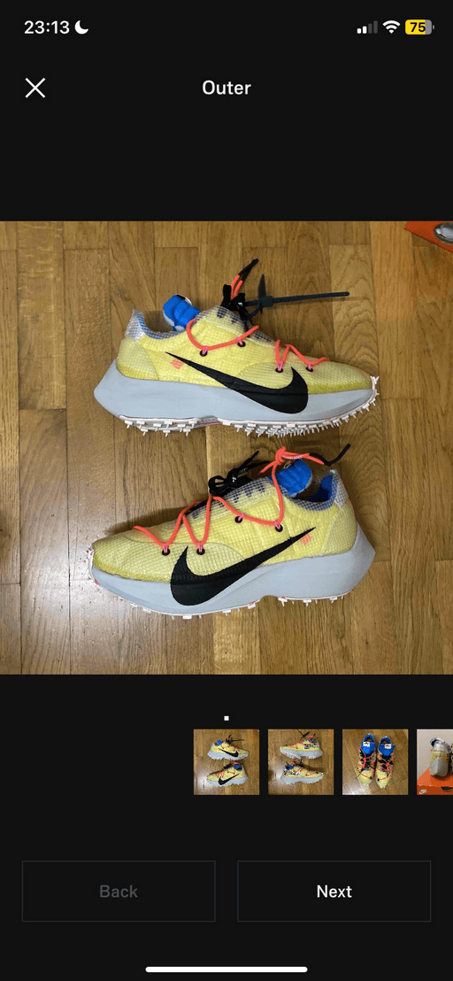 Nike x Off-White Zoom Vapor WMNS 'Street Yellow' (2019)