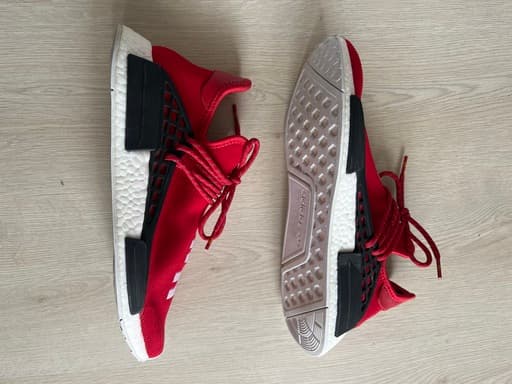 Adidas x Pharrell NMD HU Human Race Scarlet Red