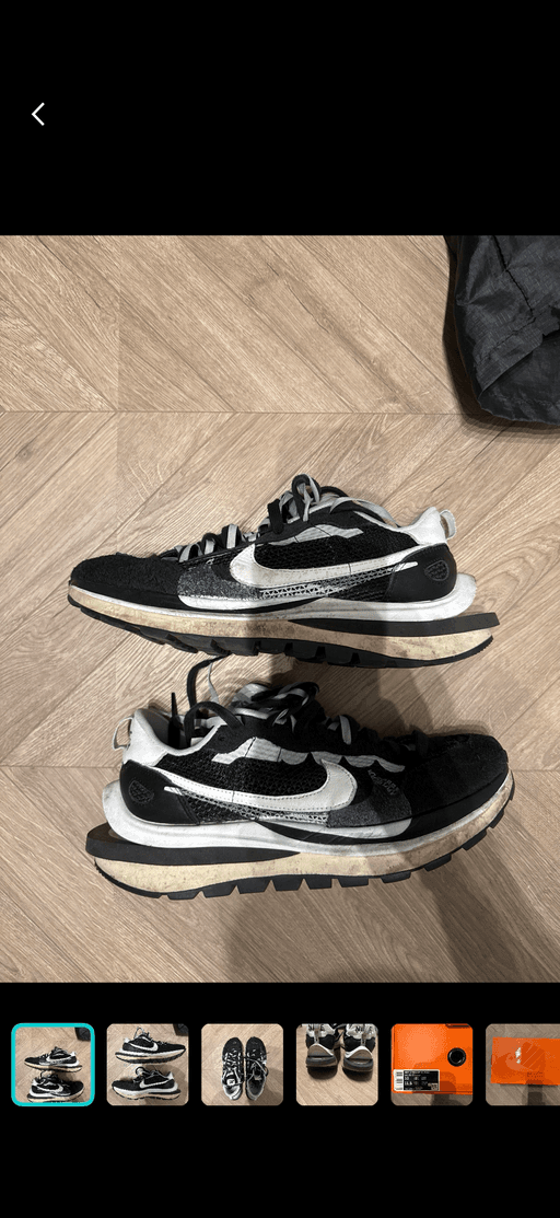 Nike x sacai Vaporwaffle 'Black' (2020)