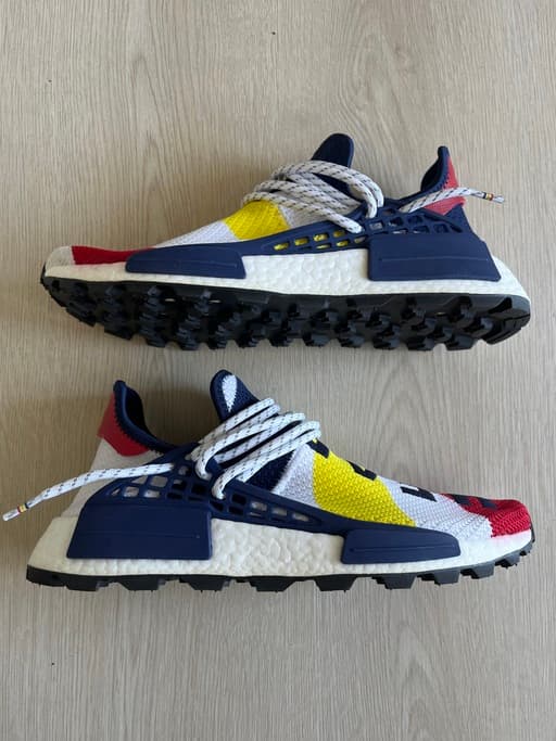 Adidas x Pharrell Williams x Billionaire Boys Club BBC NMD Human Race Scarlet Multicolor