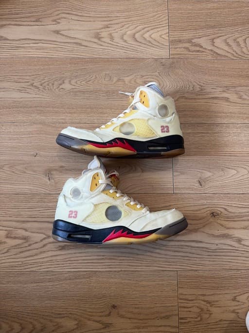 Air Jordan 5 Retro Off-White 'Sail' (2020)
