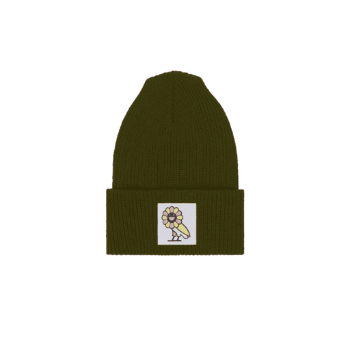 Takashi Murakami x OVO Watch Cap Military Green (FW19)