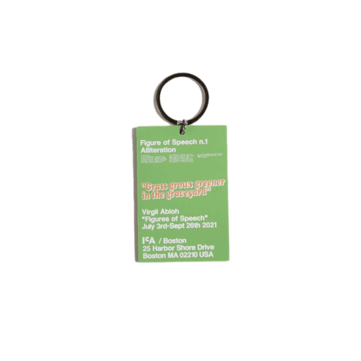 Virgil Abloh x ICA Figures of Speech Keychain Green (SS21)