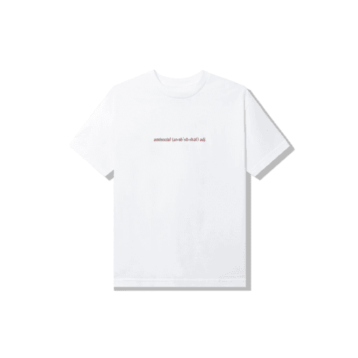 Anti Social Social Club Enrolled White Tee (FW21)