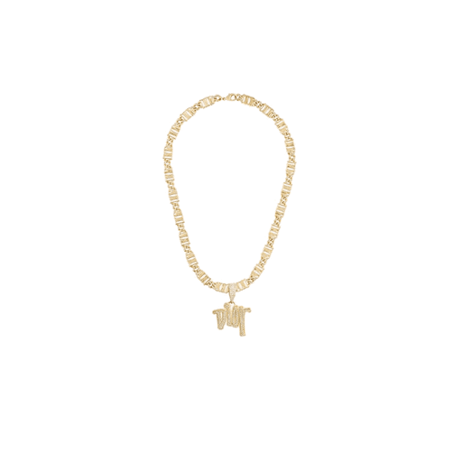 Luxury Dior And Shawn Chain Link Gold Necklace (SS20)