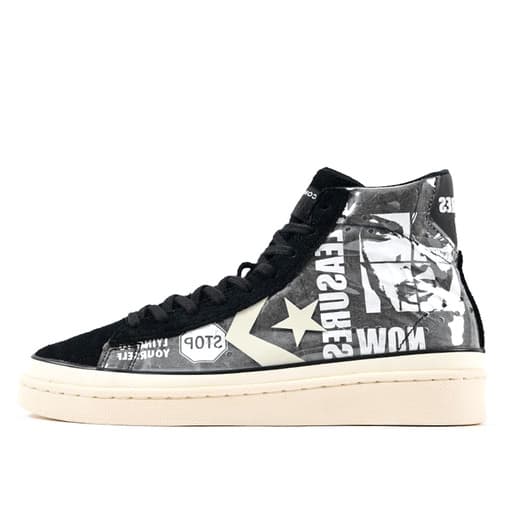 Converse x Pleasures Pro Leather Mid Black White (2019)