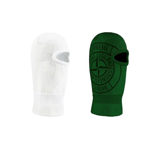 Supreme Stone Island Glow Knit Balaclava Glow-in-the-Dark (FW20)