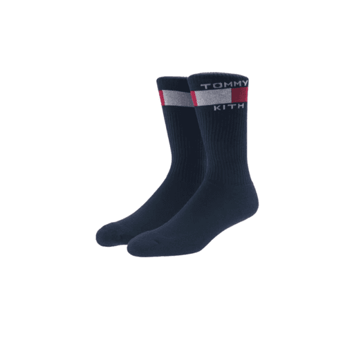 Kith x Tommy Hilfiger Badge Crew Sock Navy (SS19)