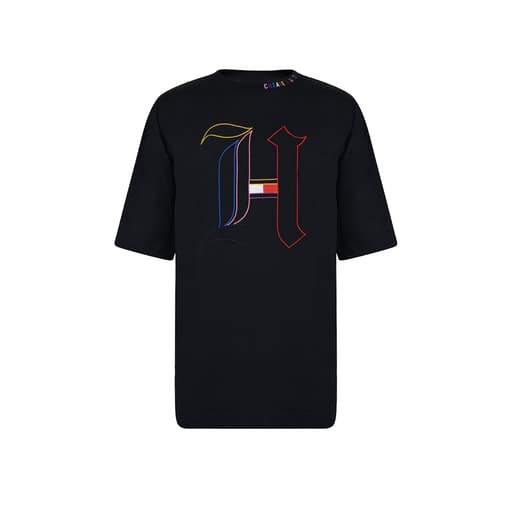 Tommy Hilfiger x Lewis Hamilton Monogram T-Shirt Black (2019)