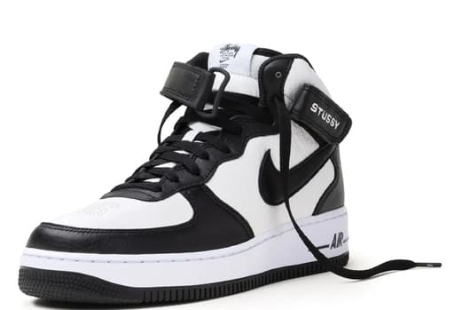 Nike x Stussy Air Force 1 Mid Black White (2022)