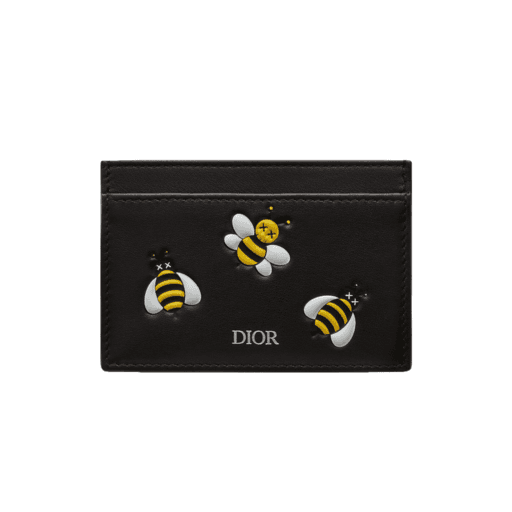 Luxury x Kaws Card Holder Yellow Bees Black (2019)