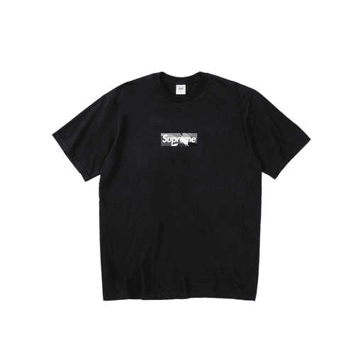 Supreme x Emilio Pucci Box Logo Tee Black/Black (SS21)