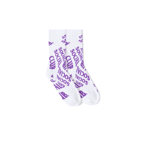 Anti Social Social Club No Drama Socks White (SS21)