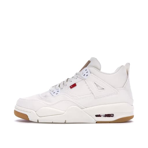 Air Jordan 4 x Levi's Denim Levis 'White' (Blank Tag) (GS) (2018)