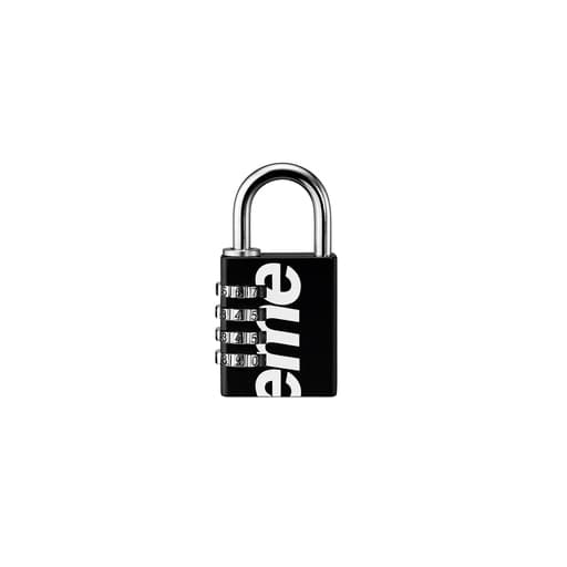Supreme Master Lock Numeric Combination Lock Black (SS19)