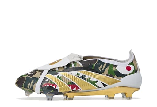 Adidas x BAPE Predator Elite Tongue 'Green Camo Shark' (2025)