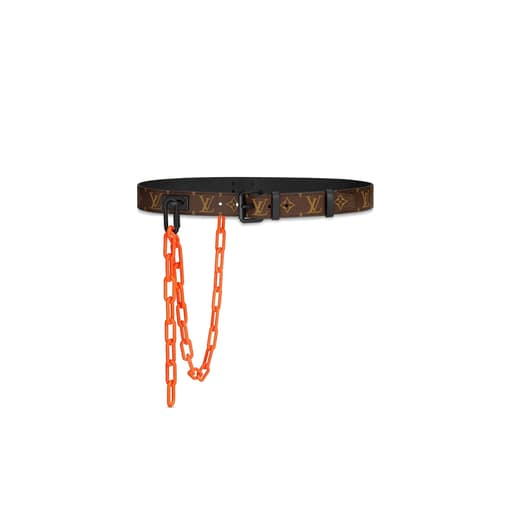 Luxury x Virgil Abloh Monogram Solar Ray LV Signature Belt (2019)