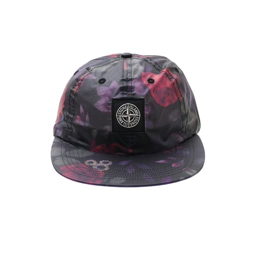 Stone Island x Supreme Lamy 6-Panel Cap Floral Black (FW17)