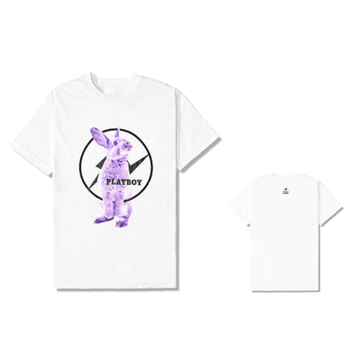 Fragment Meets Playboy Purple Bunny Tee White (FW20)