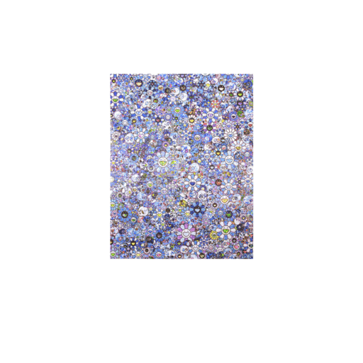 Takashi Murakami Skulls & Flowers Blue Signal Jigsaw Puzzle (SS21)