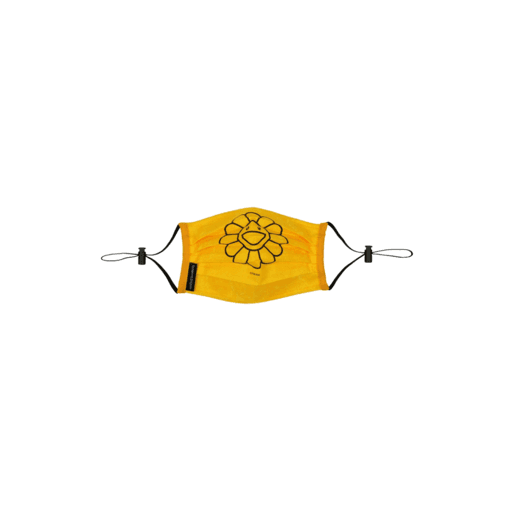 Takashi Murakami Kaikai Kiki Flower Face Mask Bright Yellow/Black (SS20)