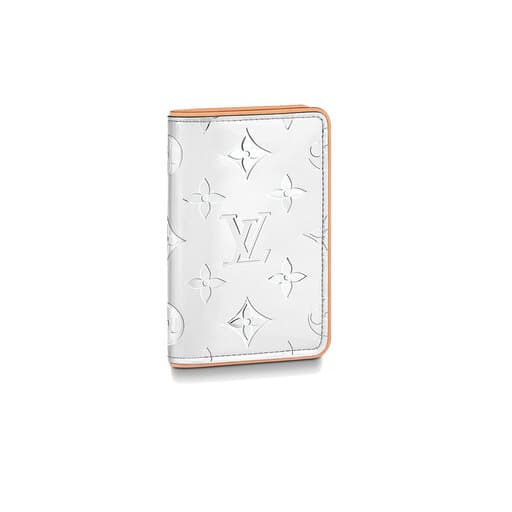 Luxury Louis Vuitton Monogram Slender Pocket Organiser Silver (FW21)