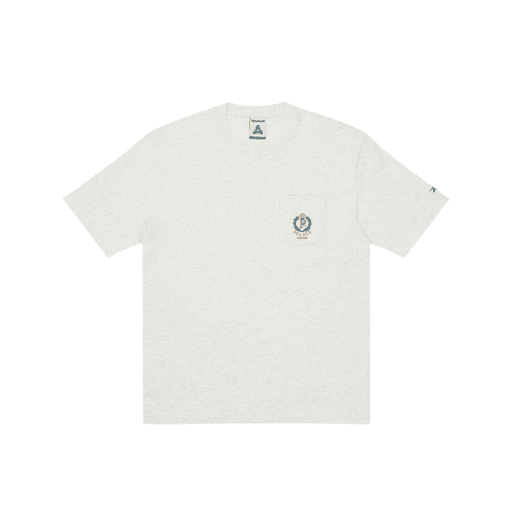 Palace x Reebok NPC Pocket T-Shirt Light Grey Marl (SS21)