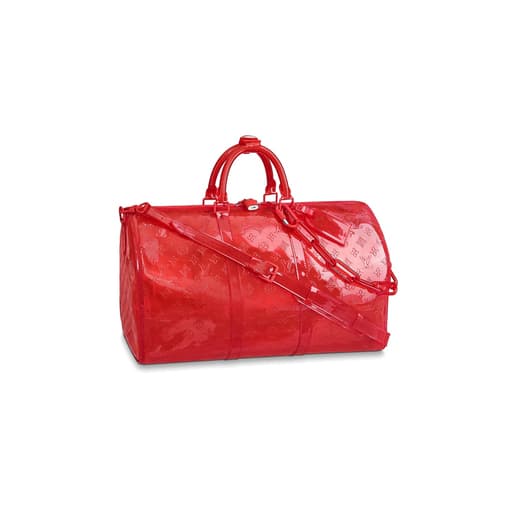 Luxury x Virgil Abloh Red RGB Bandouliere 50 Keepall (2019)