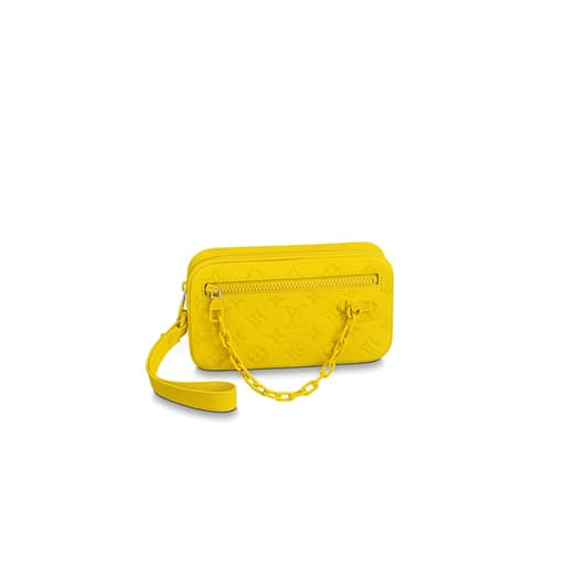 Luxury x Virgil Abloh Yellow Pochette Volga (2019)