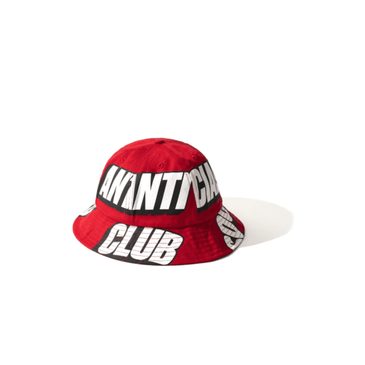 Anti Social Social Club Interest Los Bucket Cap Red (SS21)