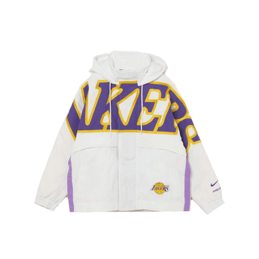 Nike x Ambush NBA Collection Lakers Jacket White/Purple/Gold (FW20)