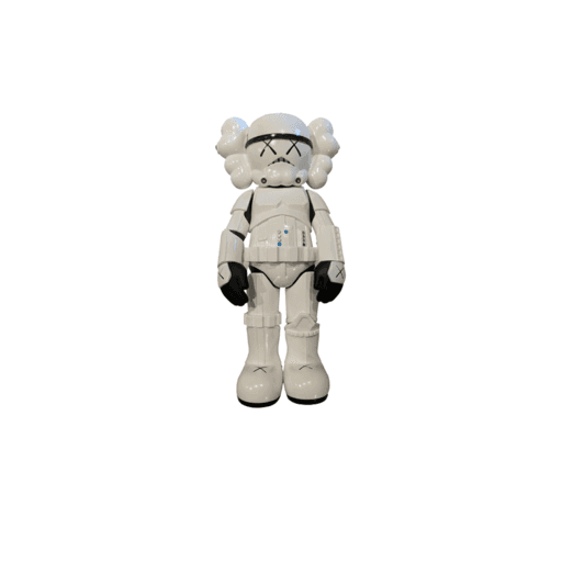 Kaws x Star Wars Storm Trooper Companion Vinyl Figure White (2008)