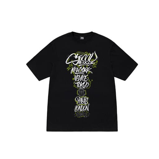 Stussy x Born x Raised Handstyles Tee Black (SS23)