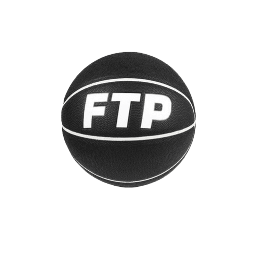 Fuck The Population Logo Basketball Black