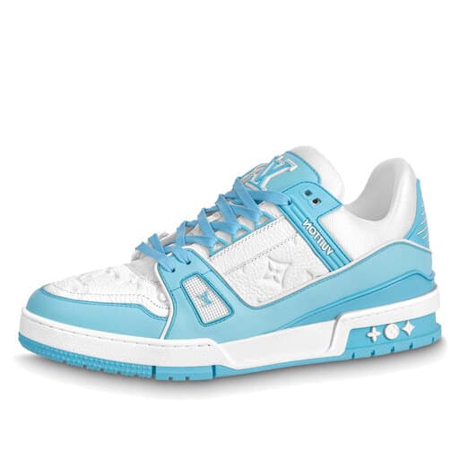 Louis Vuitton LV Trainer Low White Sky Blue