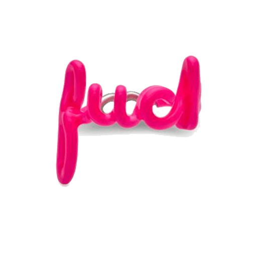 Fuck The Population Bracelet Pink (FW20)