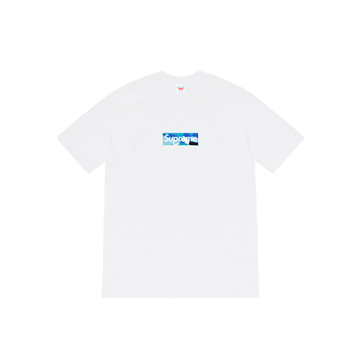 Supreme x Emilio Pucci Box Logo Tee White Blue (SS21)