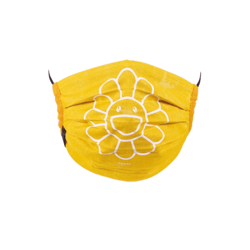 Takashi Murakami Kaikai Kiki Flower Face Mask Bright Yellow/White (SS20)