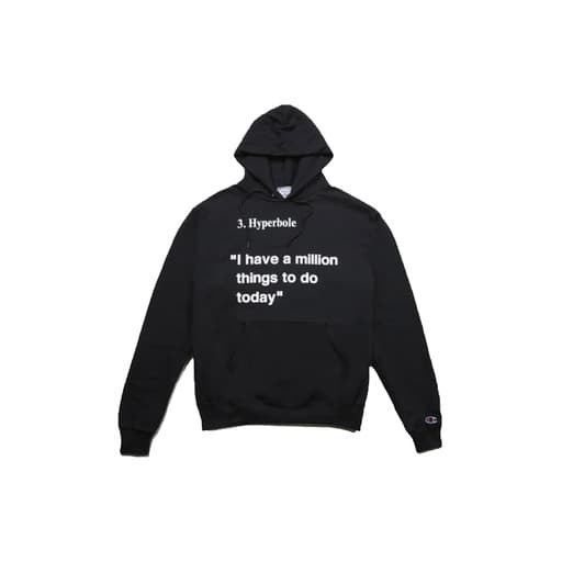 Virgil Abloh x MCA Hyperbole Hoodie Black (2019)