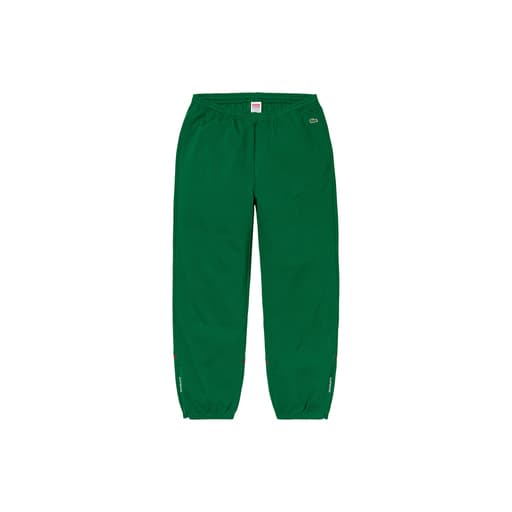 Supreme x Lacoste Pique Pant Green (FW19)