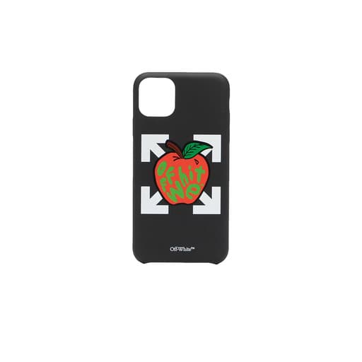 Off White Apple iPhone 11 Pro Max Case Black White (2021)