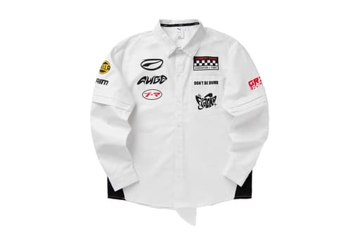 PUMA x ASAP Rocky Layered Pit Crew Button Down 'White' (2025)
