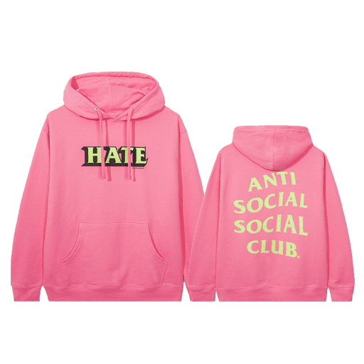 Anti Social Social Club Samsies Pink Hoodie (SS20)