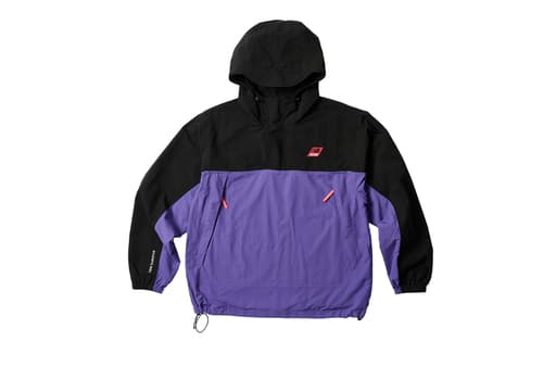 Palace x New Balance Pop Over Shell Jacket Black/Purple (SS23)