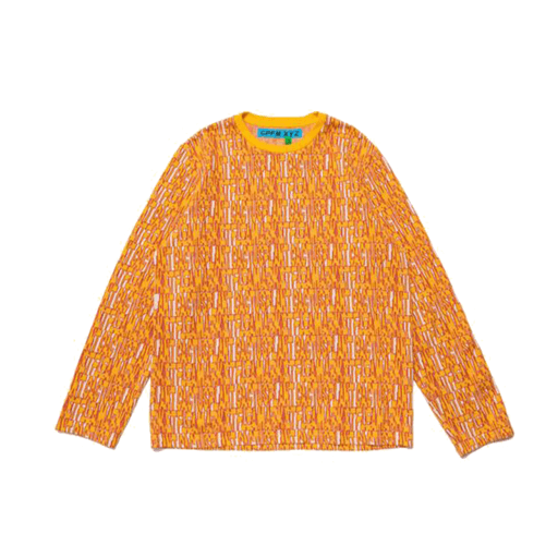 Cactus Plant Flea Market Anxiety Jacquard Longsleeve Knit Orange (SS21)