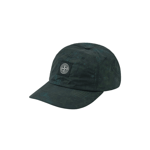 Supreme Stone Island Painted Camo Nylon 6-Panel Dark Teal (FW20)