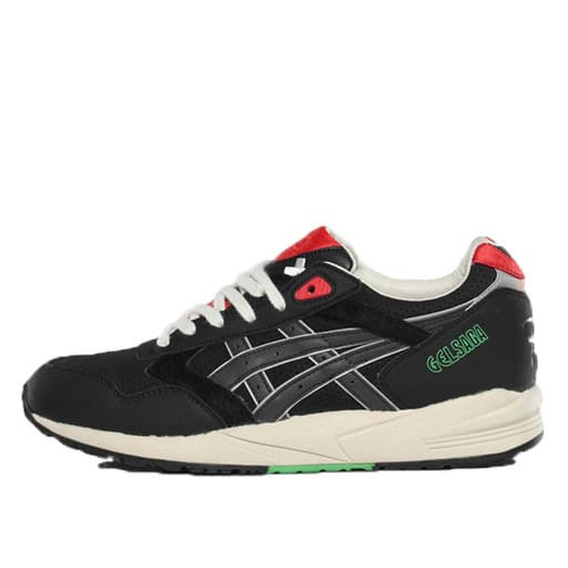 Asics Gel Saga II 2 Patta Black Red Green